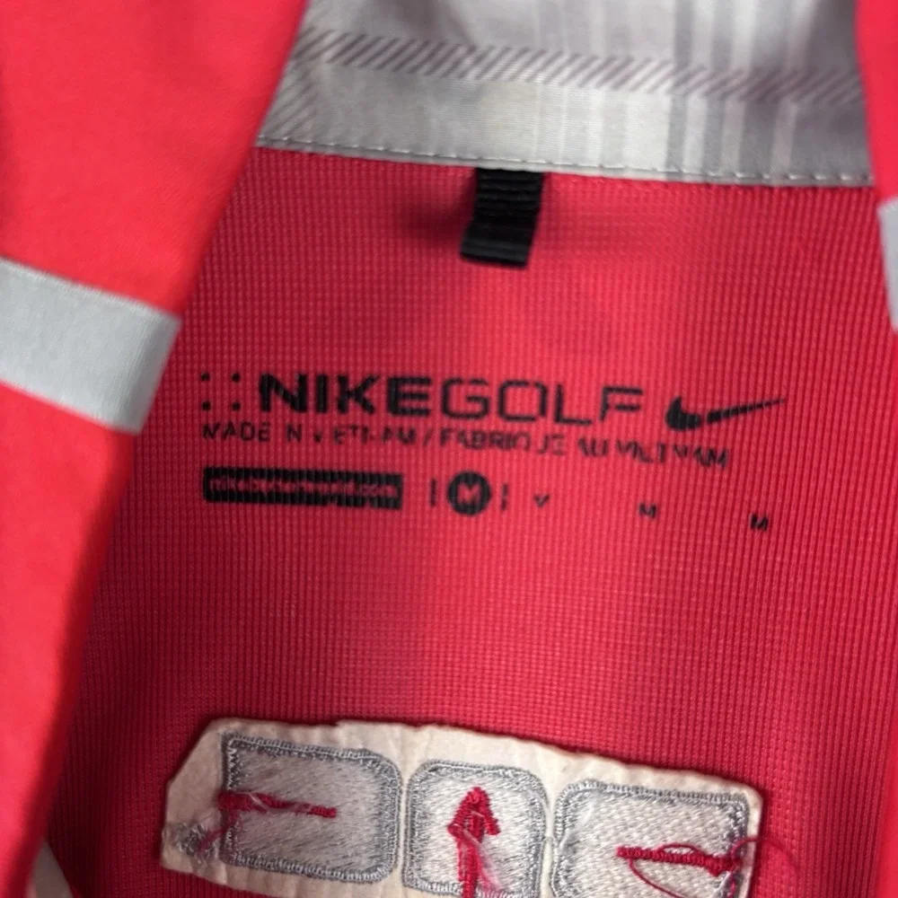 Minnesota Twins Shirt Mens M Red Nike Golf Performance‎ Stretch 1/2 Zip Pullover